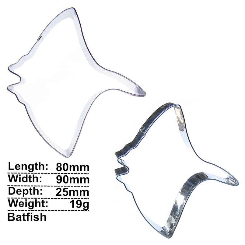 Sheep shark Bat fish turtle violin shell woman Cookie Cutter Biscuit Press Stamp Embosser Sugar Pasty Cake DIY Baking Mould