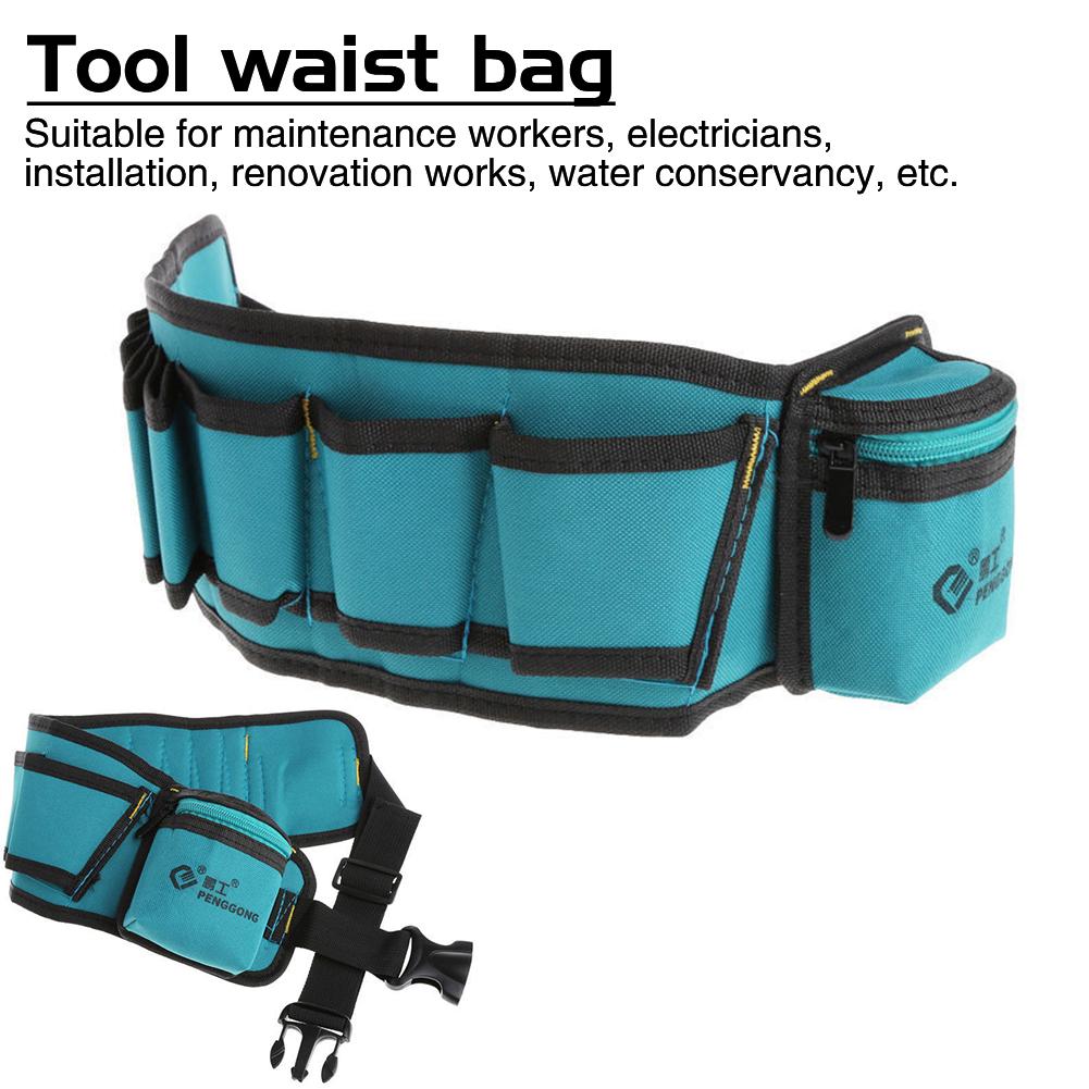 Multi-Pocket Taille Tool Nut Zak Elektrische Riem Tas Voor Onderhoud Werknemers Elektriciens Installatie Renovatie Werkt