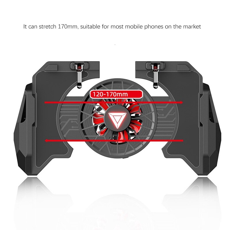 Mobile Game Controller Four Fingers Joystick Mobile Phone Cooler The Phone Gamepad For Ios/Android Accessories
