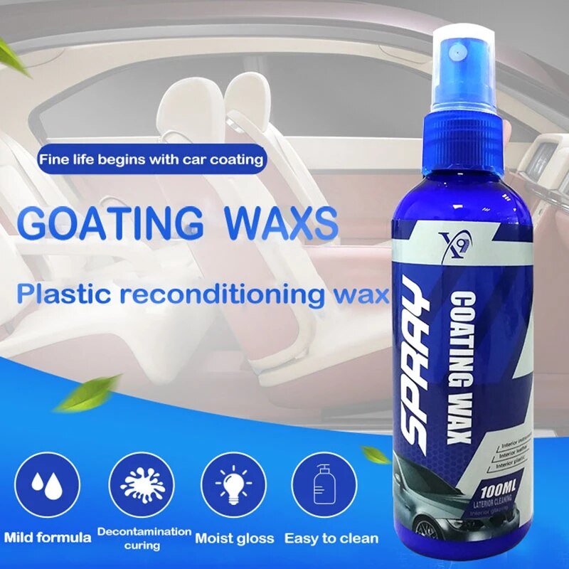 100Ml Auto Interieur Plastic Dashboard Coating Waxen Interieur Leer Gewijd Opknappen Agent Cleaner Auto Accessoires