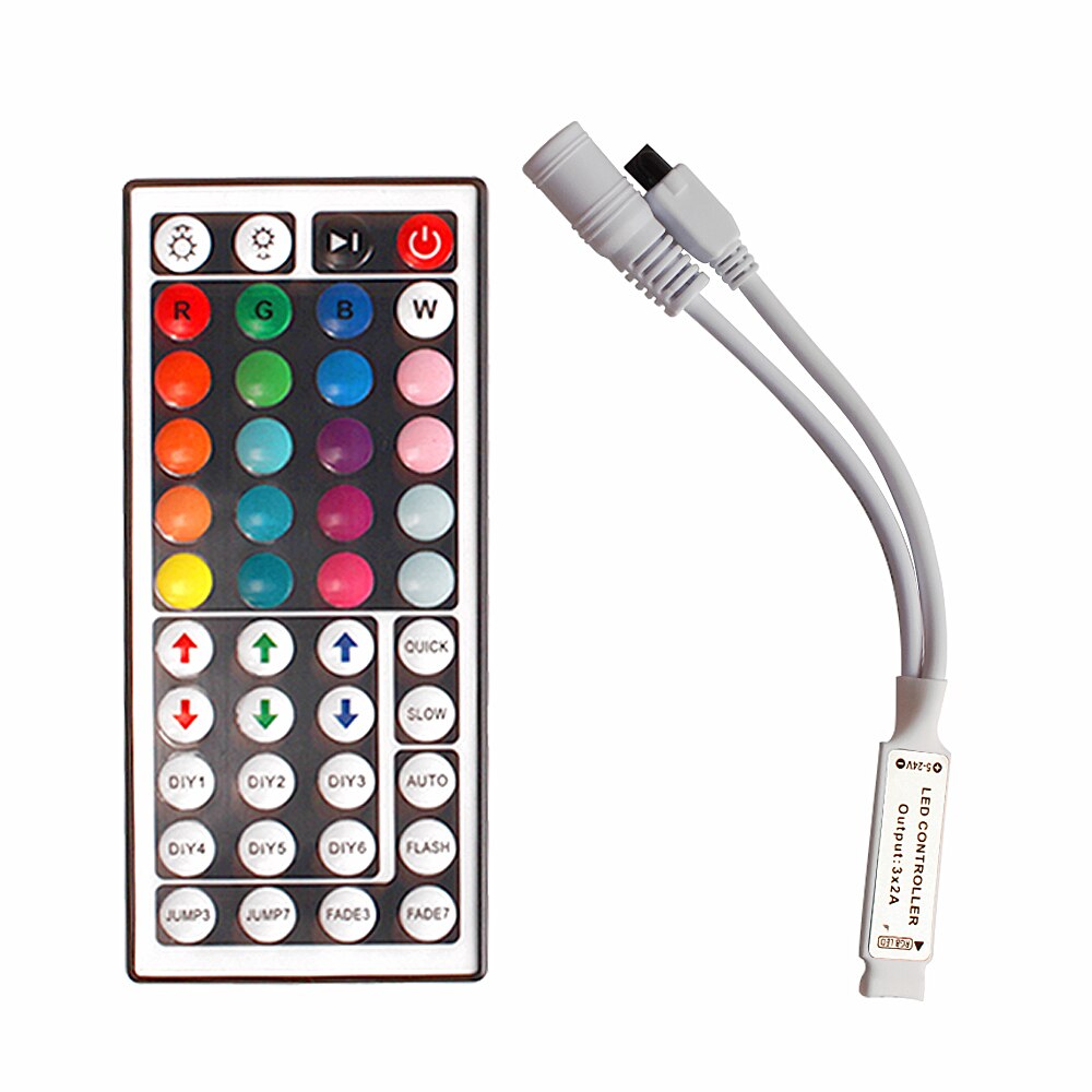 rgb led controller RGBW Controller 2.4G Touch Screen Wireless DC12-24V IR Remote Control led strip 5050: 44key IR