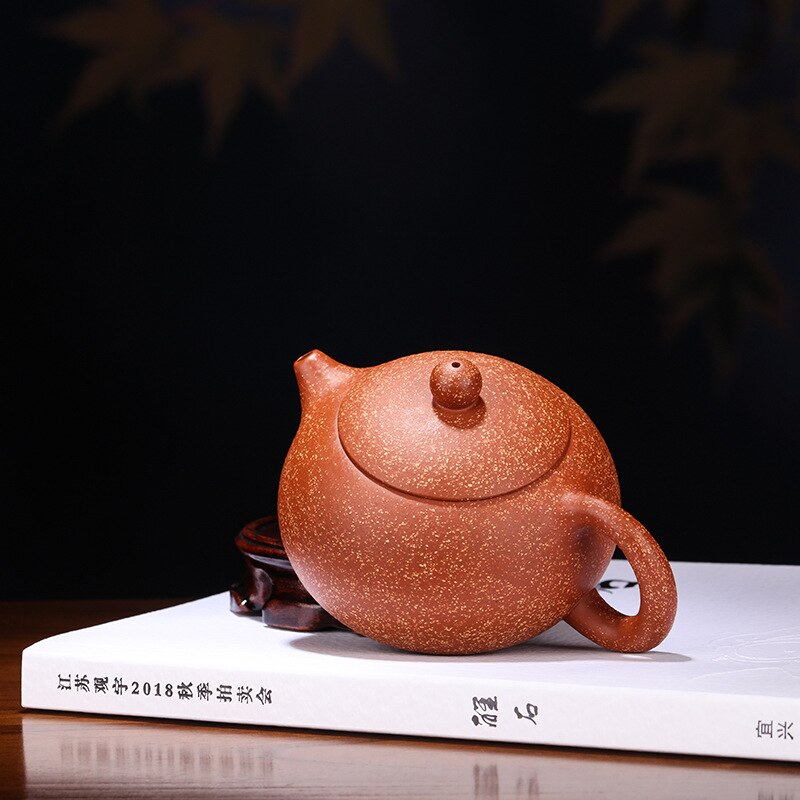 Yixing Purply Clay Teapot Chinese Kongfu Tea Pots Teaware Dragon Blood Clay Mud Xishi Teapot Pot 240ml Teaware