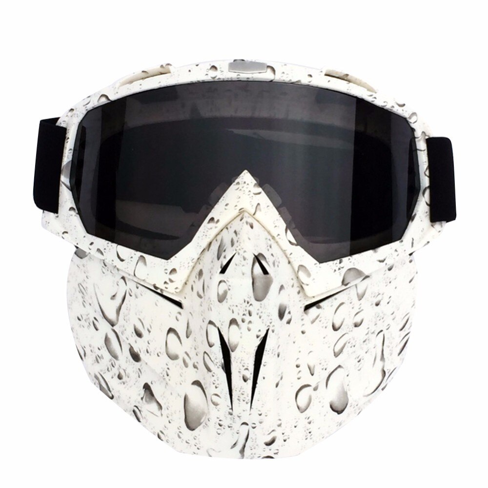 Skidglasögon vinter vindtäta skidglasögon motocrosssolglasögon med ansiktsmask skidsnowboard snöskoterglasögon 16 färger: 03