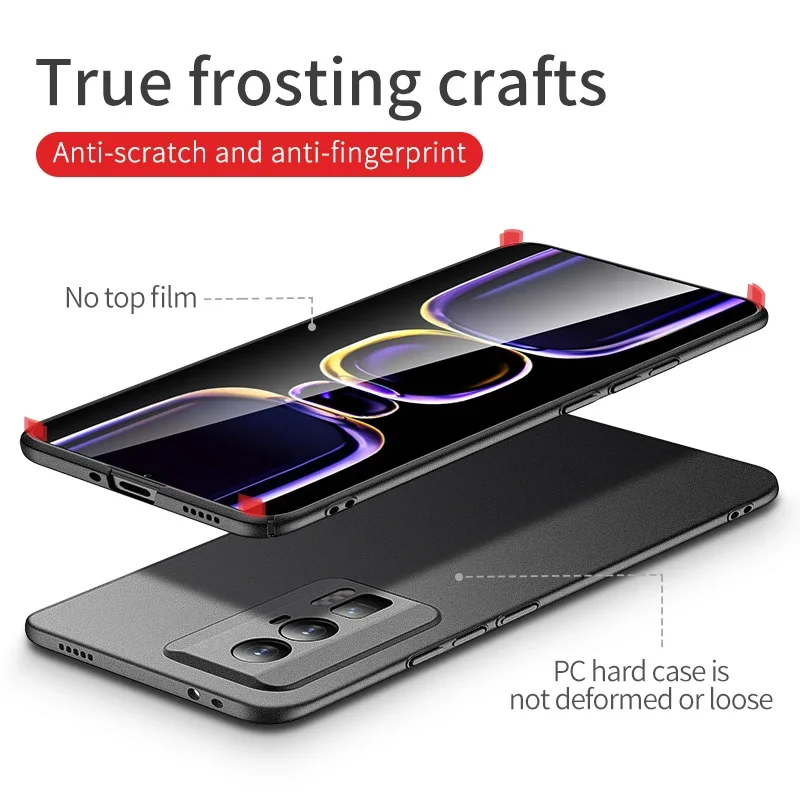 Case Op POCO F5 Shockproof Covers Hard PC Ultra Slim Matte Cover Voor XIAOMI POCO F5 Pro F5Pro 5G Gevallen