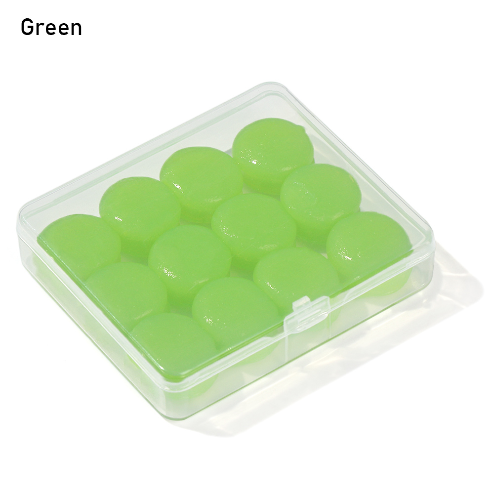 Bouchons d'oreille en Silicone souple, Anti-bruit, stop-bruit, étanche, pour la natation: green