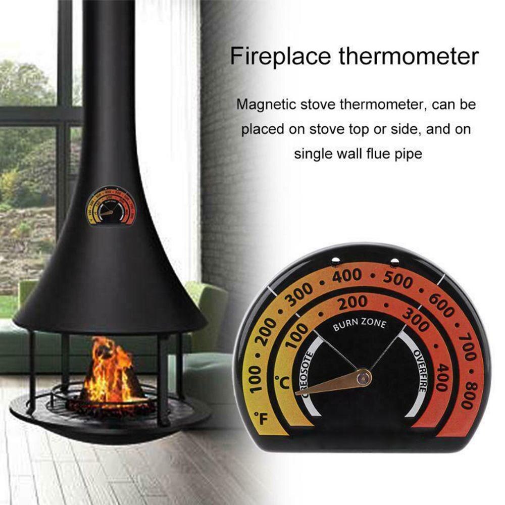 Fireplace Stove Thermometer Fire Place Fan Tempera... Grandado