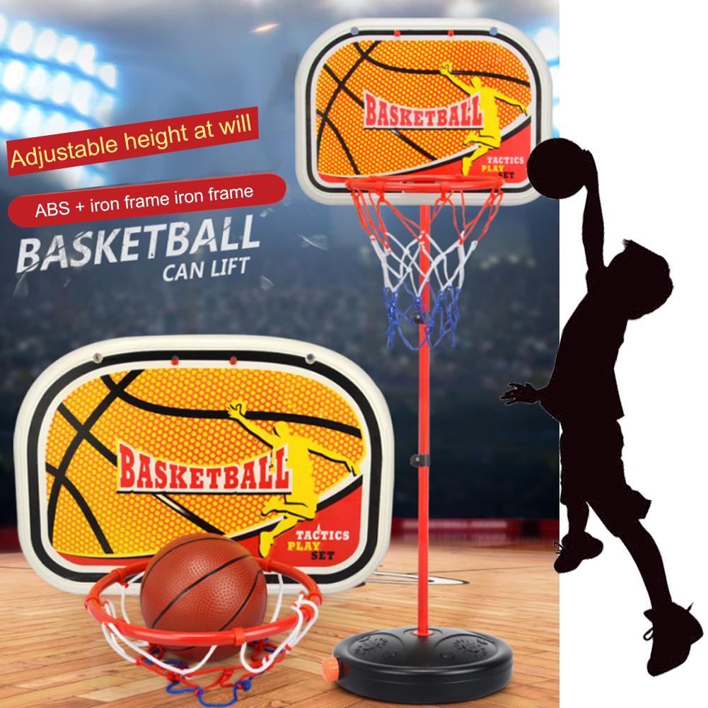 Kids basketball stand set, height adjustable, household basketball hoop for children and adults, indoor outdoor shooting games supplies