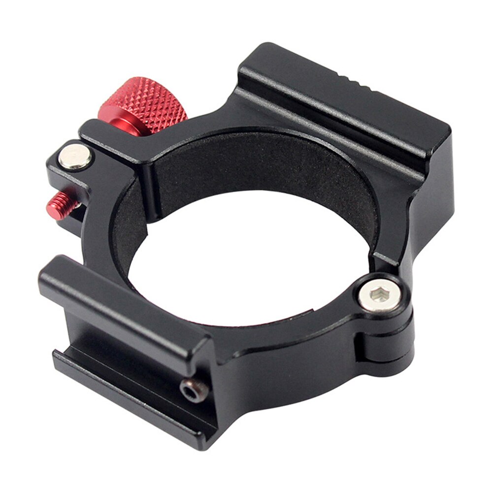 Extensión Adaptador de zapata firmemente estabilizador con soporte de 4 anillos accesorio de luz de vídeo para Zhiyun Smooth 4 manillar Gimbal