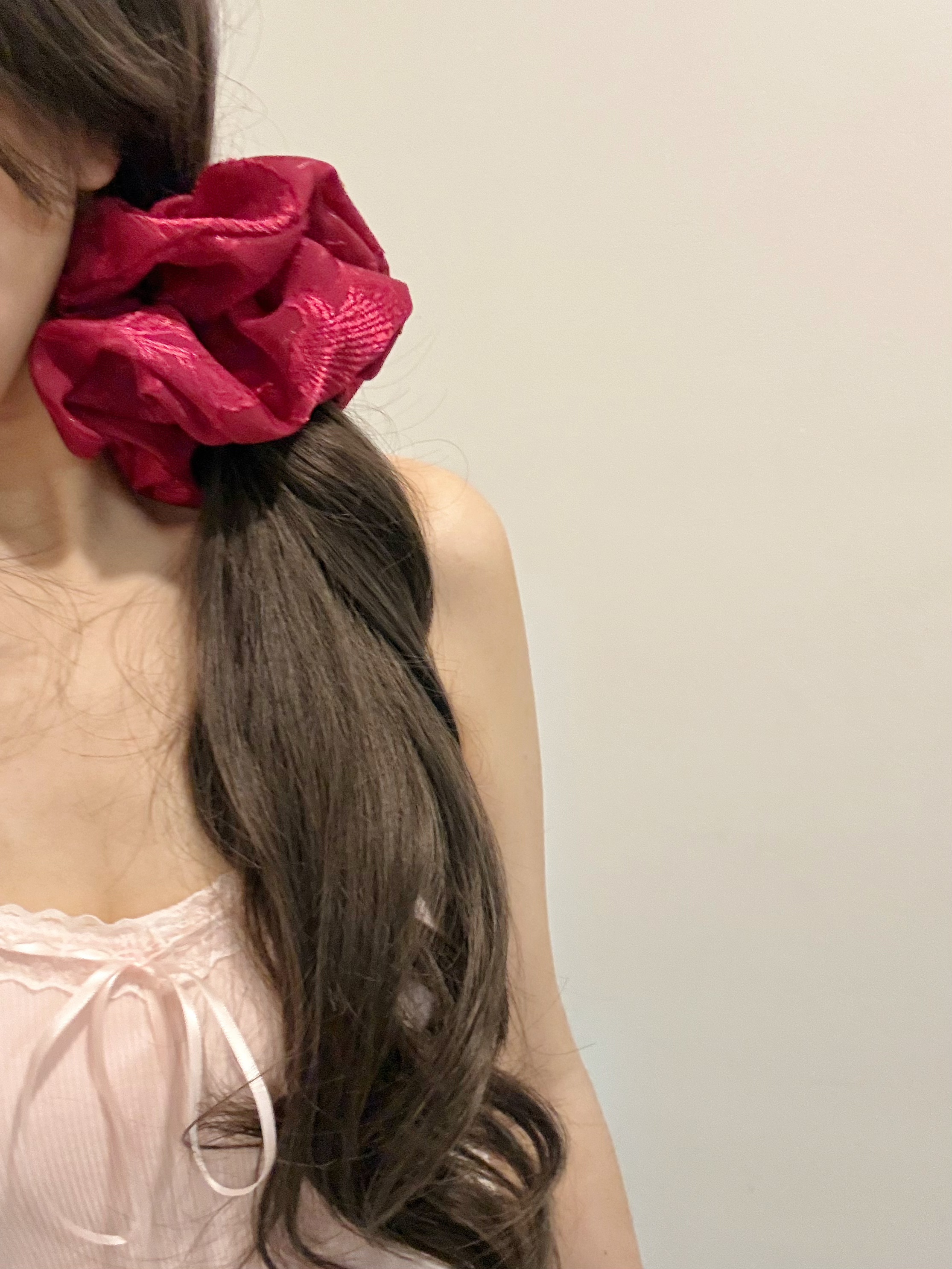 Novo grande elegante bordado scrunchies estilo coreano pacote de cabelo para mulheres exageradas hairbands para meninas acessórios para o cabelo