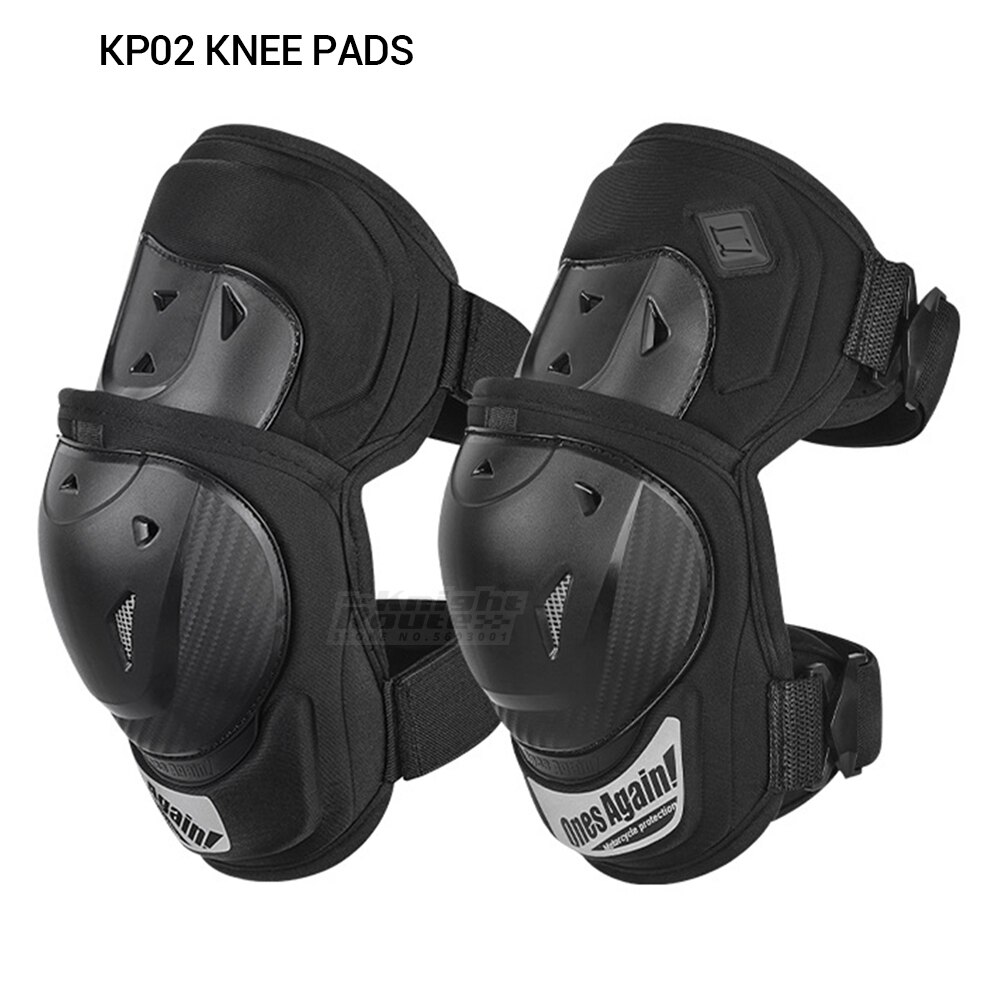 Rodilleras para motocicleta, conjunto de coderas para Moto, protección de rodilla para Motocross, protector de competición, equipo de protección CE EN1621-1: KP02 Knee Pads