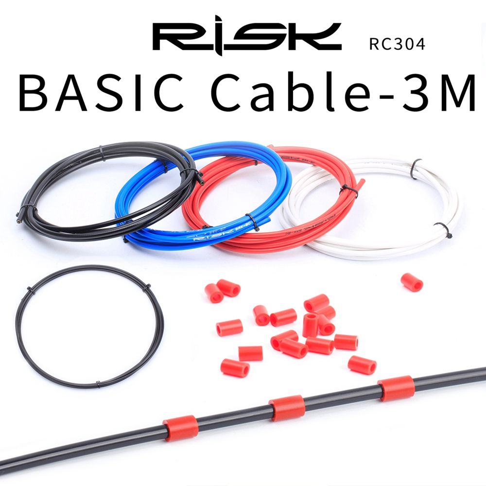 Universal 3meters / 98ft Bike Bicycle Basic Brake &amp; Shift Derailleur Cable Line Wire 4mm/5mm Mountain Road Bike Cable Cycling