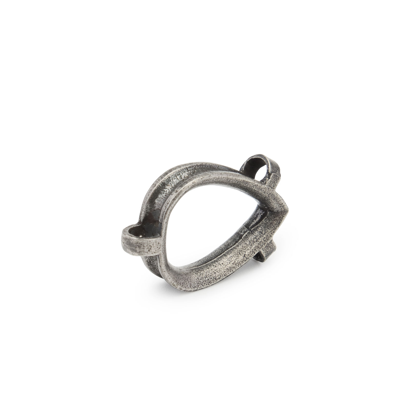 Accesorios Paracord anillo cuentas de latón llavero llaveros de cobre cuerda DIY: Plata