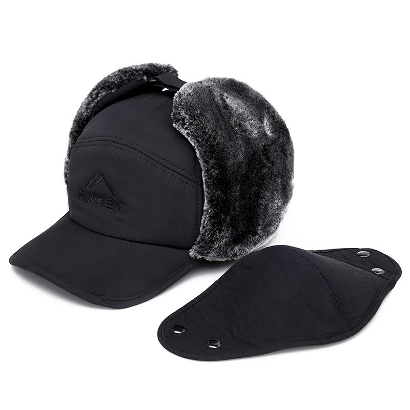 Winter Mannen En Vrouwen Warm Wandelen Hoeden Vissen Hoed Outdoor Verdikking Bergbeklimmen Koude Cap Oor Ski Caps