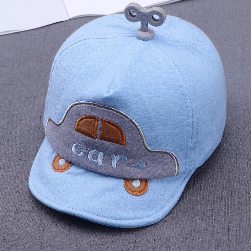 Car Boys Hat Summer Baseball Cap Toddler Children Cartoon Casual Hip Hop Sunhat Snapback Caps