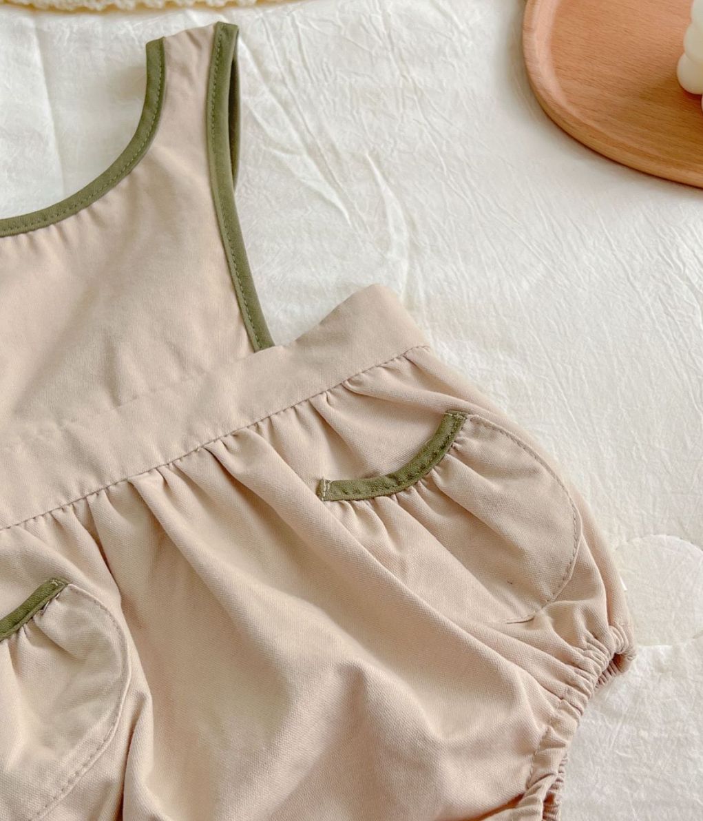 Babybody, 2022 , in bonbonfarben, Gesamt-setzt für kleinkinder (jungen und mädchen), frühling/sommer, mit tasche