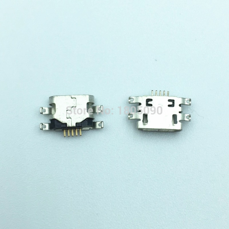 100pcs Micro USB 5pin mini Connector Mobiele poort Opladen Voor Sony Xperia XA F3112 F3111 Reparatie vervangende onderdelen