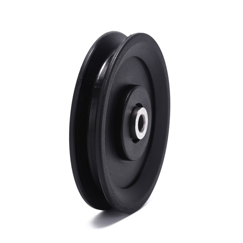 LFJ Umlenkrollen für Seile, Umlenkrolle Stahlseil Fitness Rolle 90mm Seilrolle mit U Haltebügel