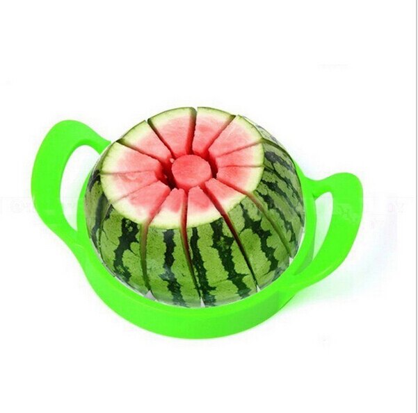 Cortador de sandía (diámetro interior de 211 cm), utensilios de cocina prácticos para cortar fruta, rebanador de fruta de sandía, cortador de cocina (055)