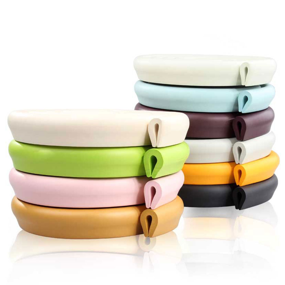 4Pcs U Shape Baby Protection 2M Child Table Desk Furniture Edge Safety Corner Guard Kid Protector Anticollision Bumper Strip Bar