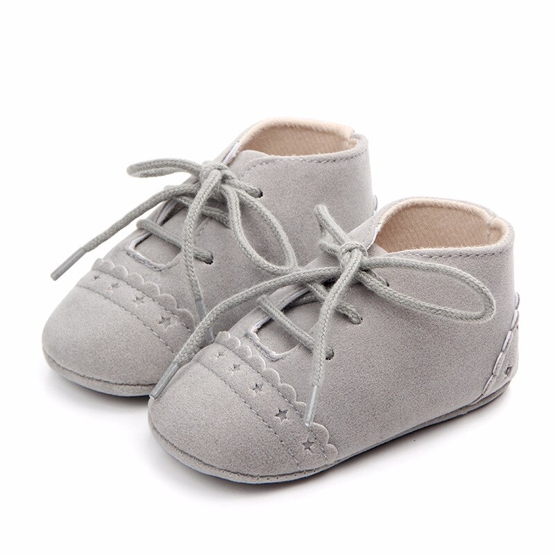 Pu leren babyschoenen unisex baby peuter mocassins babyschoentjes kinderschoenen antislip bebes casual eerste loopschoenen: Lichtgrijs / 13cm (5.12 in)