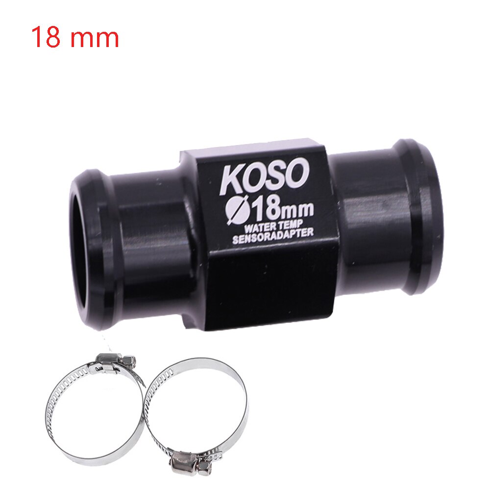 Universal Motorcycle Water Temperature Joint Pipe Hose Sensor Gauge Adapter Temperature Sensor Adapter with18/22/30/32/36/38/40: 18mm Adapter