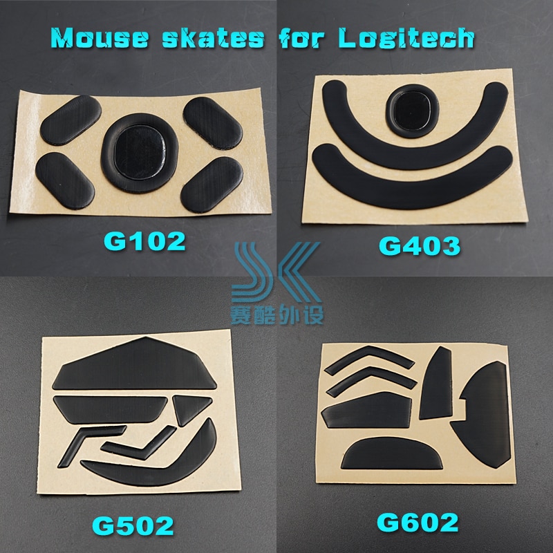 3m museskøjter til logitech  g502 g102 gpro  g402 g403 g602 g603 g703 g700 g700s g600 g500 g500s 0.6mm gaming musefødder udskiftes