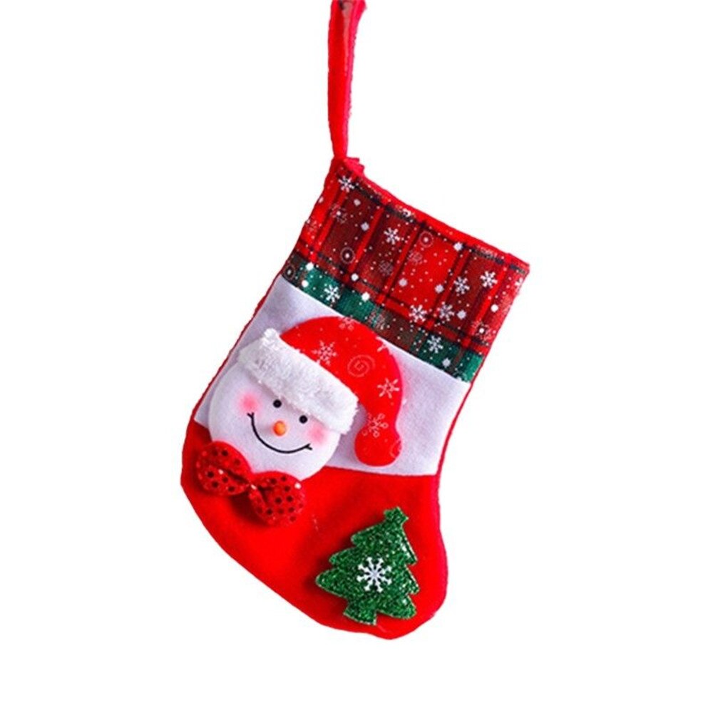 Kerst Santa Sokken Leuke Ornamenten Festival Party Xmas Decor Deur Muur Haard Boom Opknoping Decor Bag gratis leveren: 2