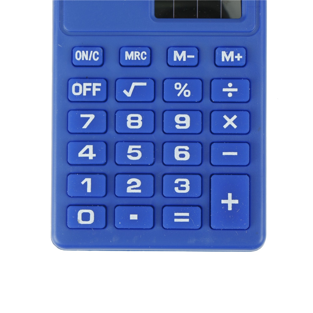 Mini Calculator 8 Digits Display Dual Power Supply Cartoon Candy Calculadora Solar Hesap Calculatrice Solaire