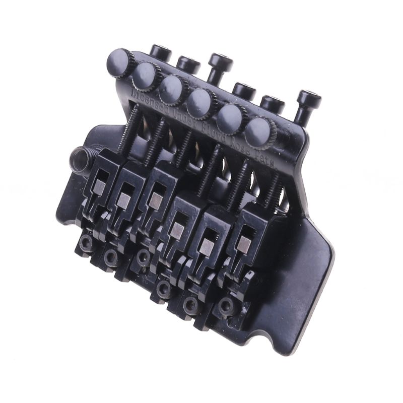 Floyd Rose doppelt Verriegelung Tremolo-System Brücke für E-gitarre Teile Schwarz