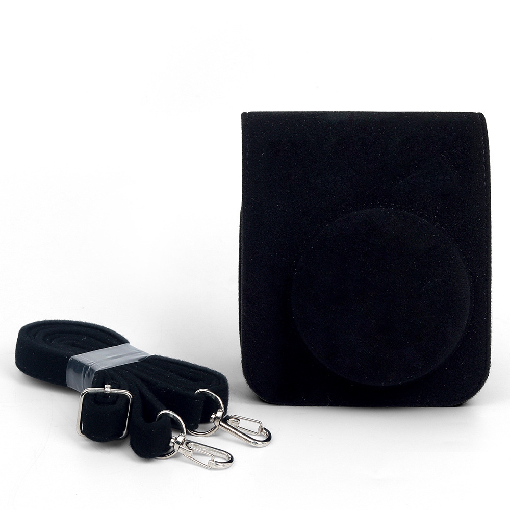 Cameratas Voor Fujifilm Instax Mini 12 Beschermhoes Voor Instax Mini12 Instant Camera Accessoires Met Verstelbare Schouderband: Champagne