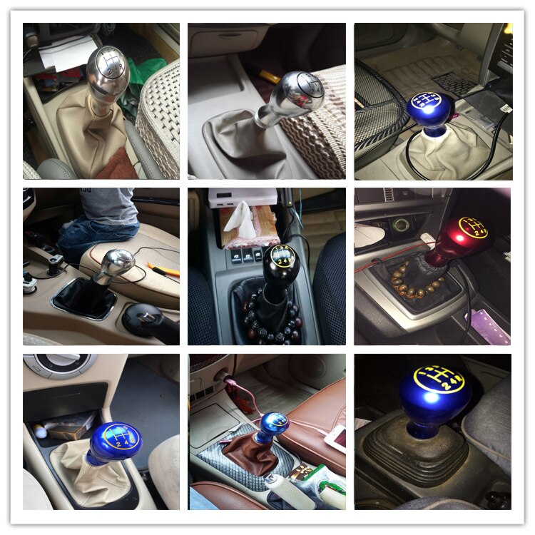 Universal Aluminum Racing 5 Speed Shifter Auto Gearstick Car Accessories Manual Transmission Car-styling Gear Shift Knob