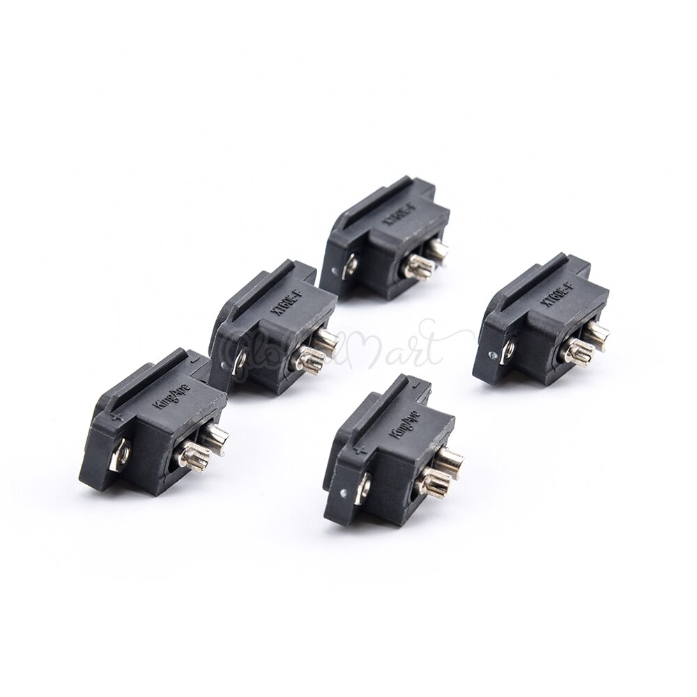 5Pcs XT60E-F XT60E Vrouwelijke Plug Grote Stroom Goud/Messing Ni Plated Connector Power Batterij Aansluiten Adapter Voor Diy rc Auto