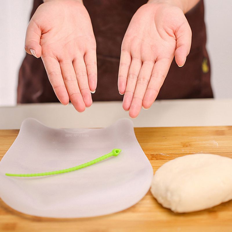 Kneden Noodle Non-stick Verdikking Noodle Zak Eetbare Siliconen Deeg Processing Behoud Zak 1Pc