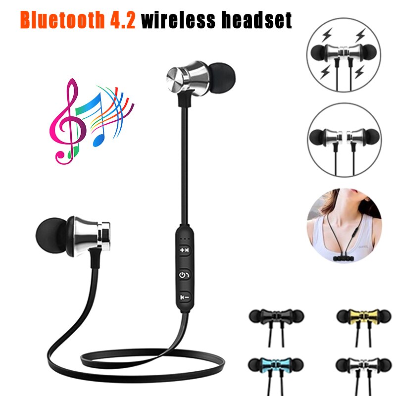 Langattomat kuulokkeet kuulokkeet bluetooth 4.2 kuulokkeet latauskotelolla urheilu kestävä hifi vedenpitävä iphonelle