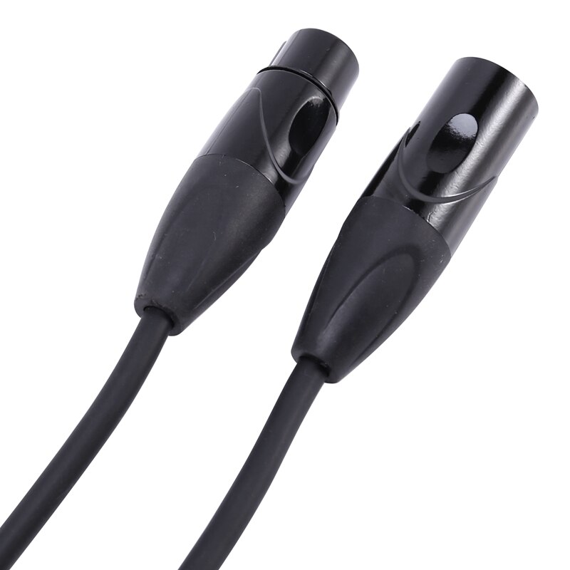 3 Pin XLR Male to Female Microphone Extension Cable Audio Extension Cables Cord Wire Line Black for Microphone