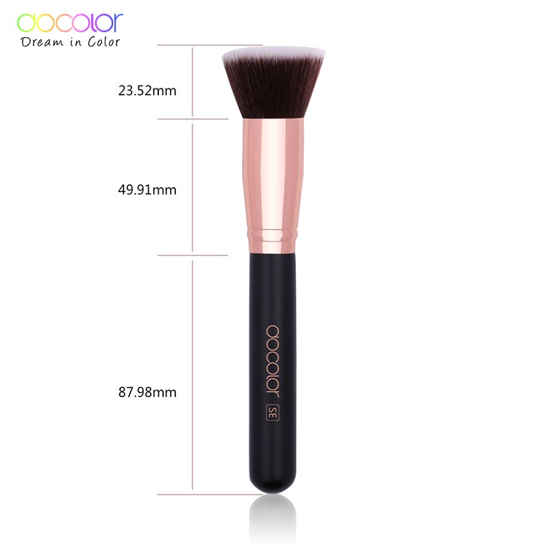 Docolor platte top buffing foundation brush make-up kwasten Losse Make up Borstels Platte Kit Pincel Maquiagem