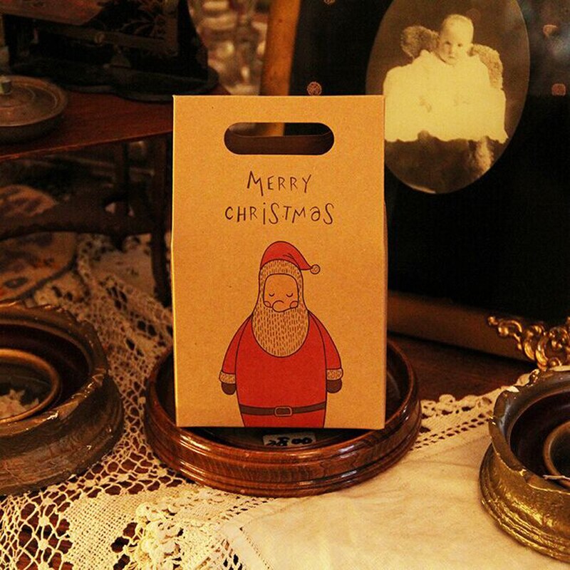 2 st god jul papperslåda jultomten tecknad kontorsförvaringslåda xmas party skrivbord tillbehör
