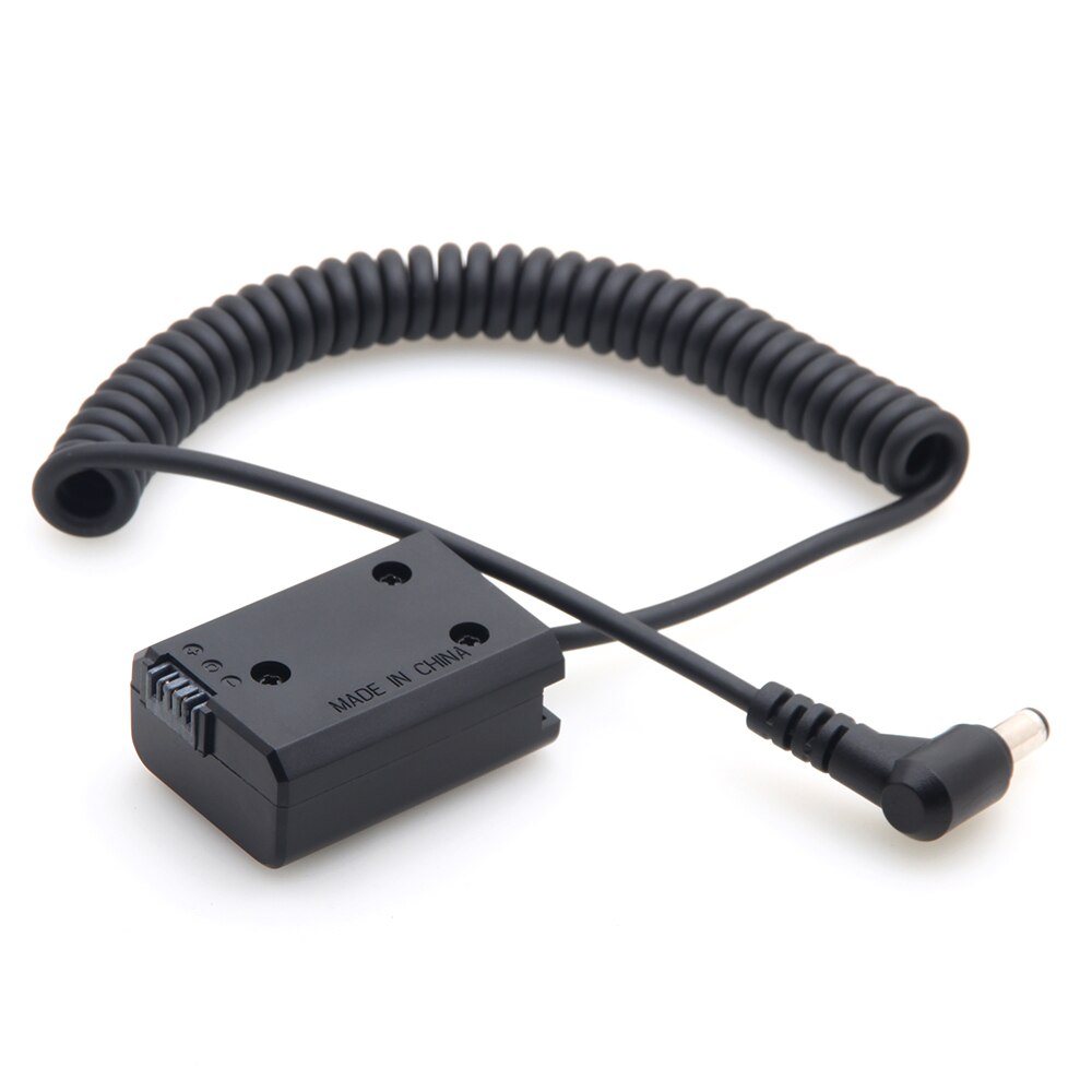 NP-FW50 Dummy Batterij Koppeling Adapter Met Dc Male Connector Power Opgerolde Kabel Voor A6500 A6300 A6000 A7 A72 A7s a7r