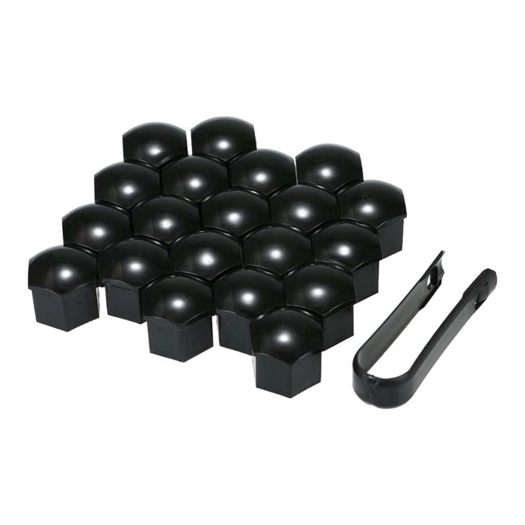20 Sets Universal 22mm Wheel Nut Cover Caps With Removal Dismantle Tool