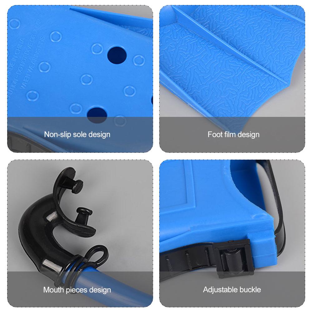 Kinderen Duiken Pak Zwembril Professionele Bril Ademhaling Buizen Duiken Vinnen Snorkel Duikuitrusting Beste Cadeau