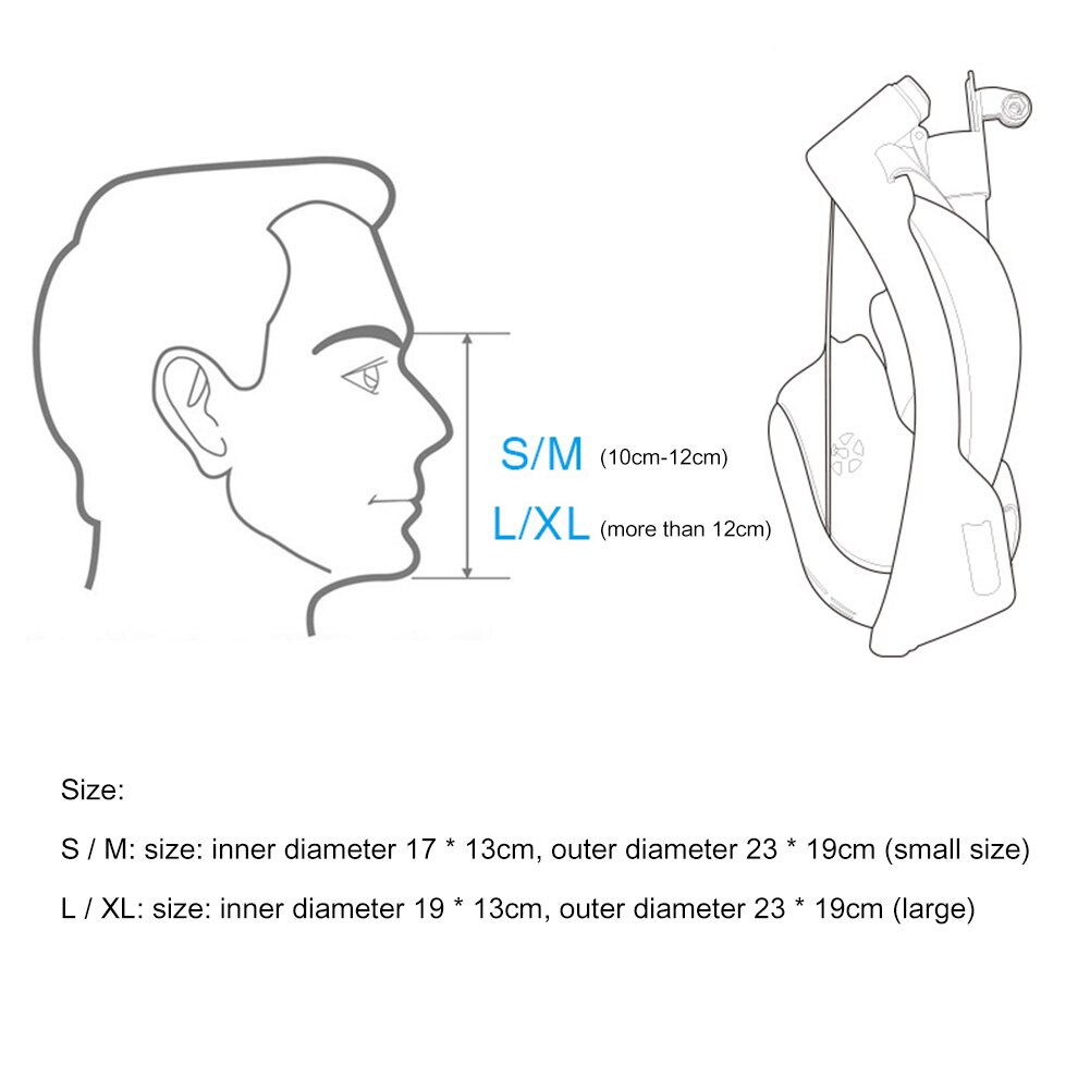 Scuba Diving Mask Full Face Snorkeling Mask Underwater Anti Fog Snorkeling Diving Mask for Swimming Spearfishing Dive