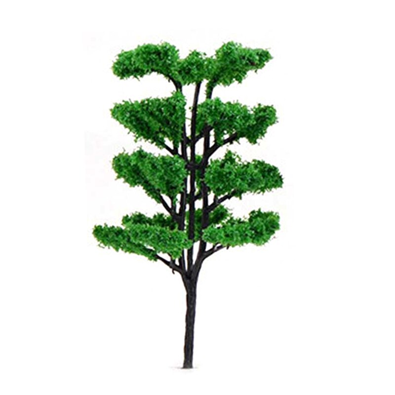 Artificial Plastic Tree Model Scenery Railroad Decoration Miniature Landscape 23GD
