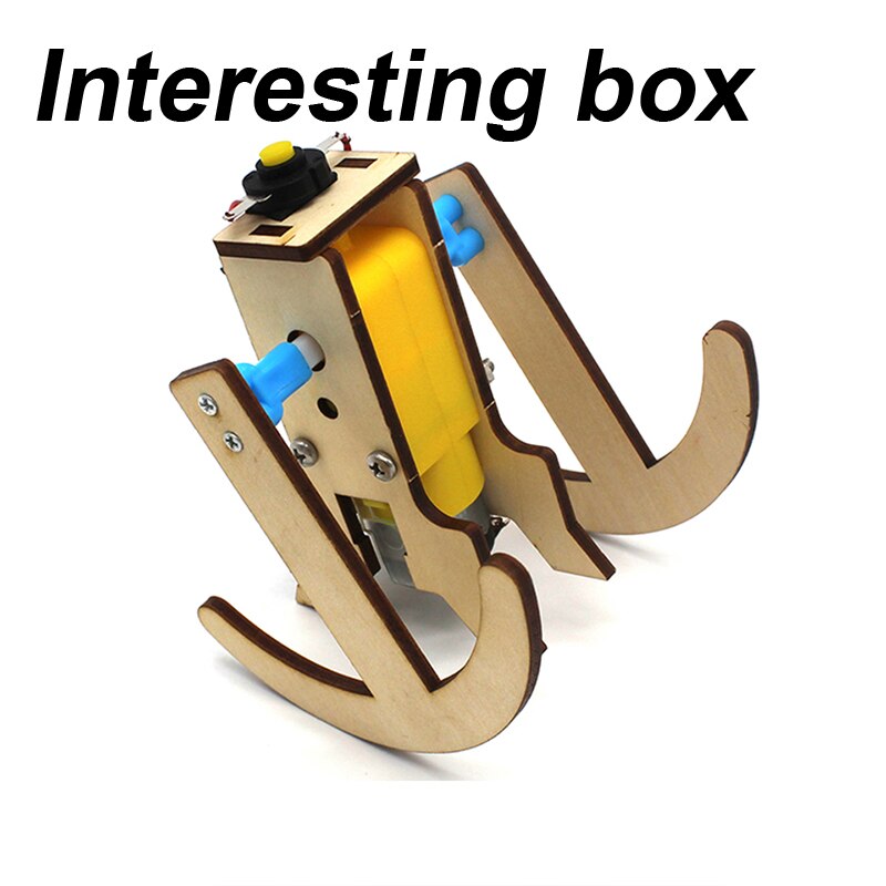 Robot de rotación, maqueta de montaje manual creativa, DIY, producción de tecnología de ensamblaje para estudiantes de escuela primaria y secundaria