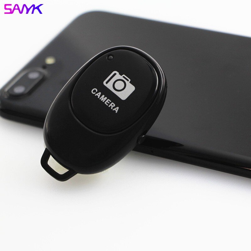 SANYK Bluetooth Remote Shutter Selfie Camera Bluetooth Remote Control Compatible With Android / IOS