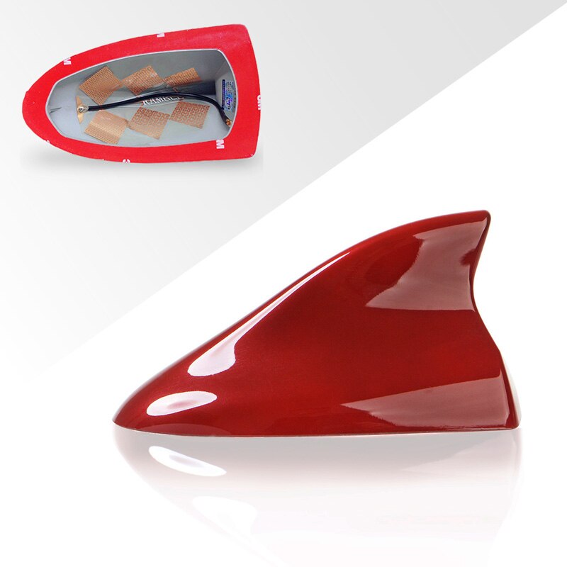 Antenne de toit de voiture pour Renault Megane 2 3 ii iii 1 i, FM/AM, aileron de requin, pour Signal Radio: Red Advanced Style