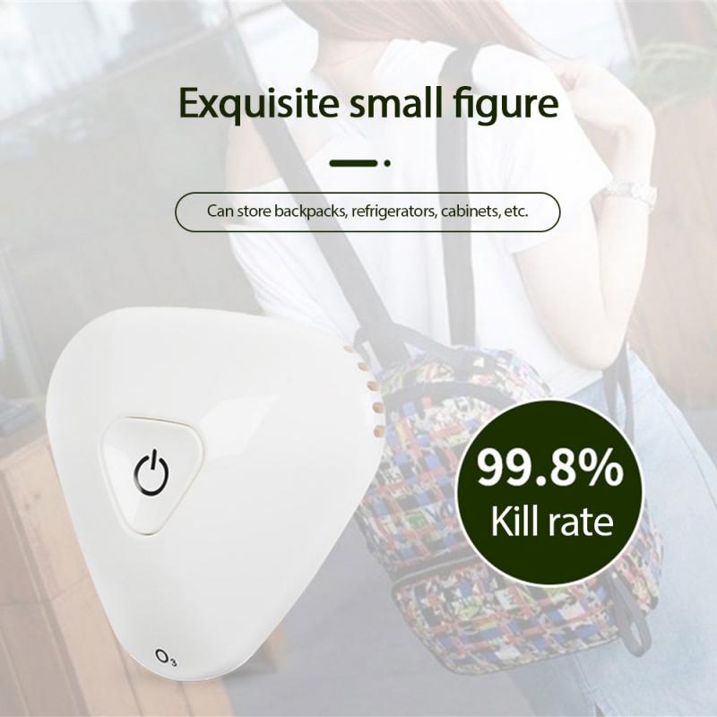 Auto O3 Air Cleaner Fresh Deodorizer Koelkast Garderobe Sterilisator Ozon Generator Ozonator Lithium Batterij Verse Koelkast Refrigerato