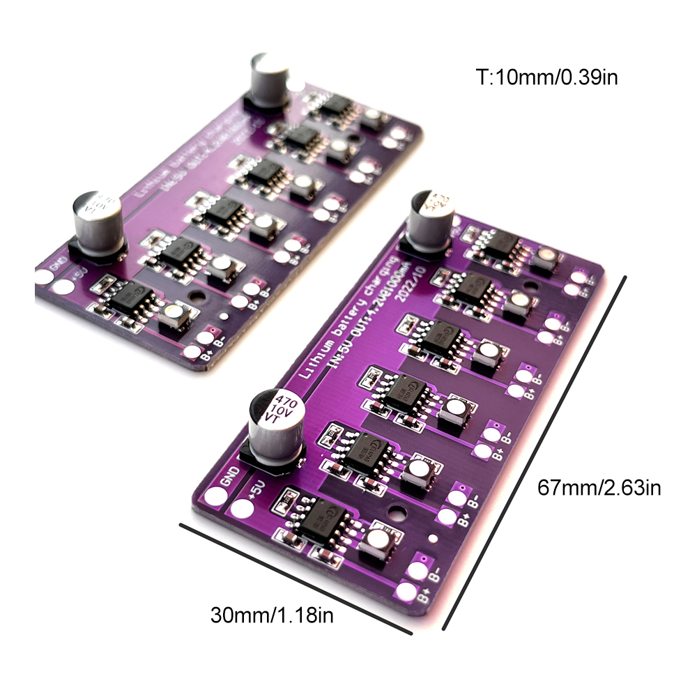 5 V 1A Oplaadmodule 4056 18650 Lithium Batterij Oplader Board Lading Ontlading Geïntegreerde Module Printplaat Scooter Accessoires