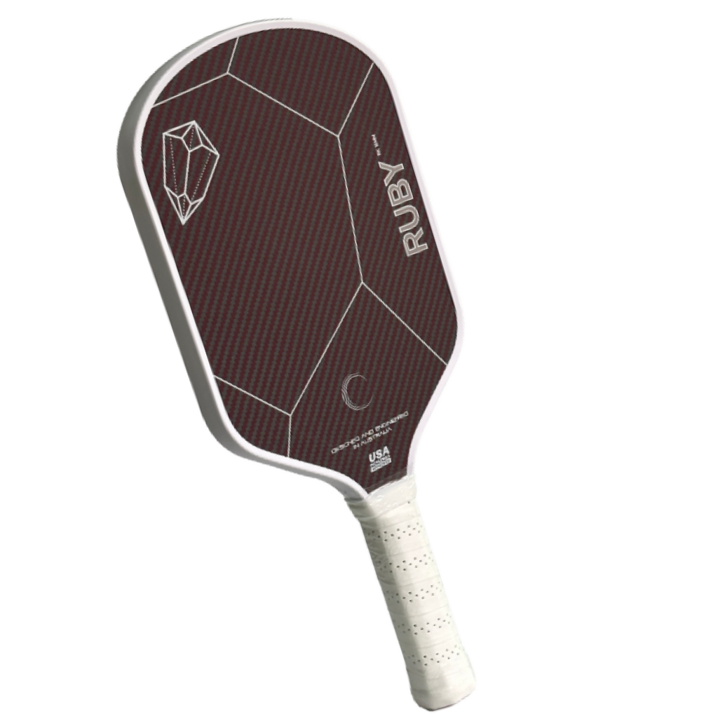 RUBY Kevlar Pickleball Paddle Polymer Honeycomb Core 16 MM Perfect for Control and Top Spin&Slicing Balanced Power and Control