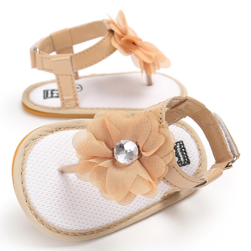 Brand Summer Newborn Baby Girl Sandals Flower Soft Sole Baby Shoes Prewalker Summer Princess Sandals for Girls