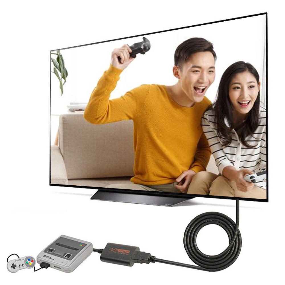 Tevê o pvc completo do conversor do adaptador da casa 1080p hdmi do cabo de digitas hd para n64 snes ngc